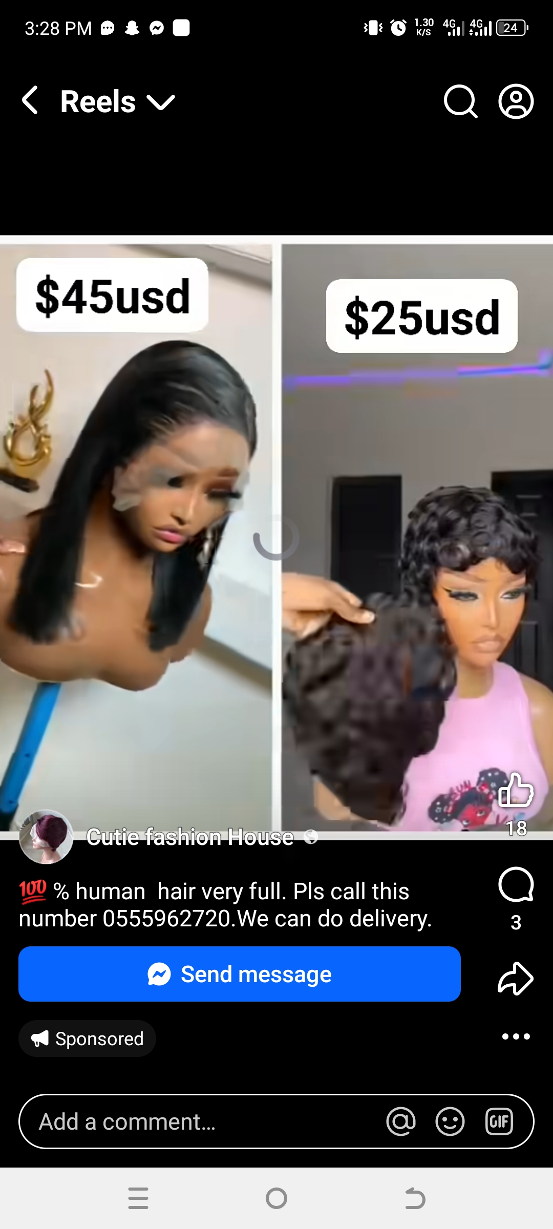 Human Hair/wigs 💗